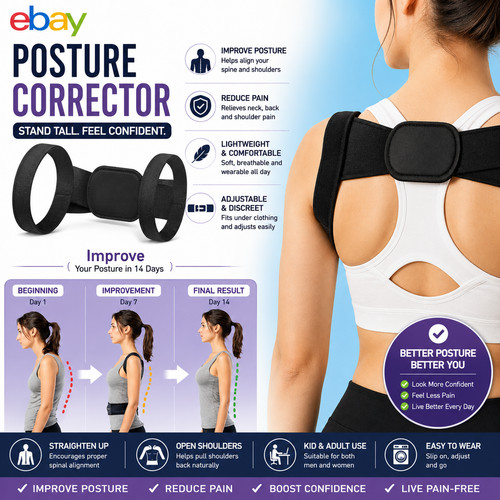 Posture corrector body brace - posture,