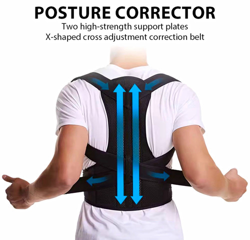 Black shape back shoulder - &,