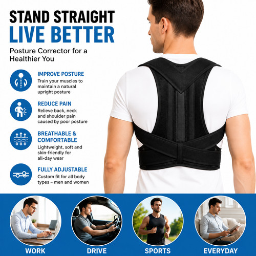 Adjustable back support belt - support,