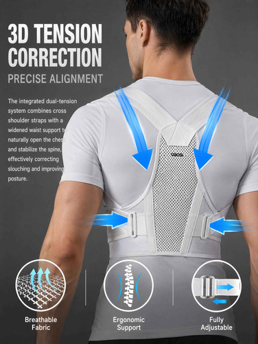 Adjustable posture corrector - posture,