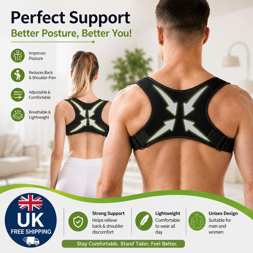 Posture corrector body brace - body,