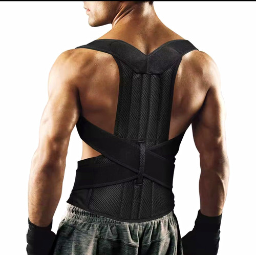 Black adjustable shape back - adjustable, x-shape