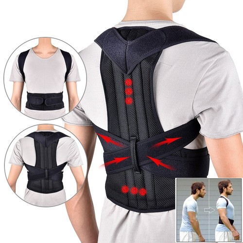 Black posture corrector - posture, belt
