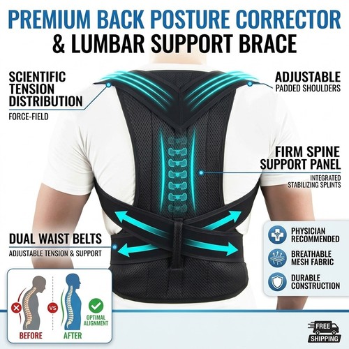 Adjustable posture corrector - posture,