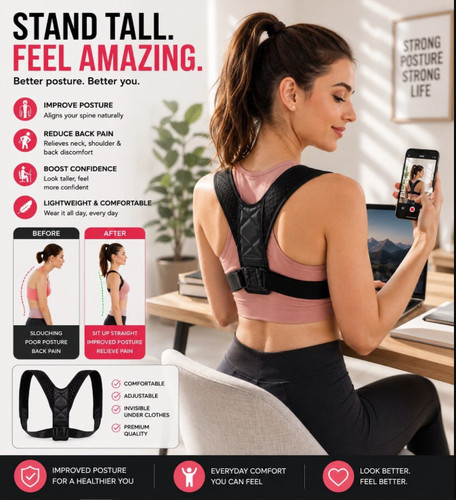 Women men posture corrector - men,