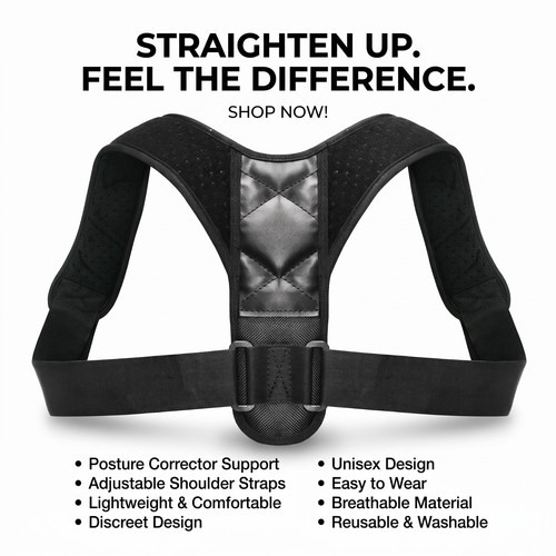 Posture corrector back brace - back,