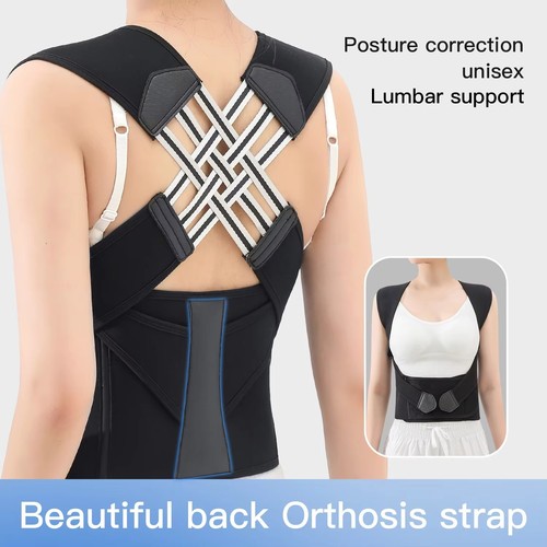 Back brace posture corrector - back,