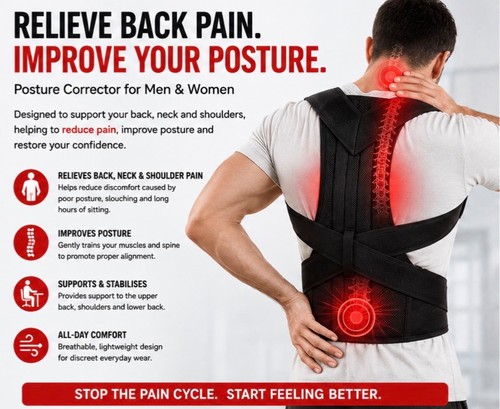 Posture corrector back - back, brace