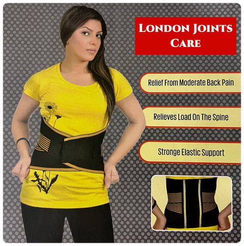 Lower back support belt - back, double