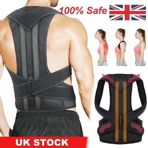 Back brace posture corrector - back,